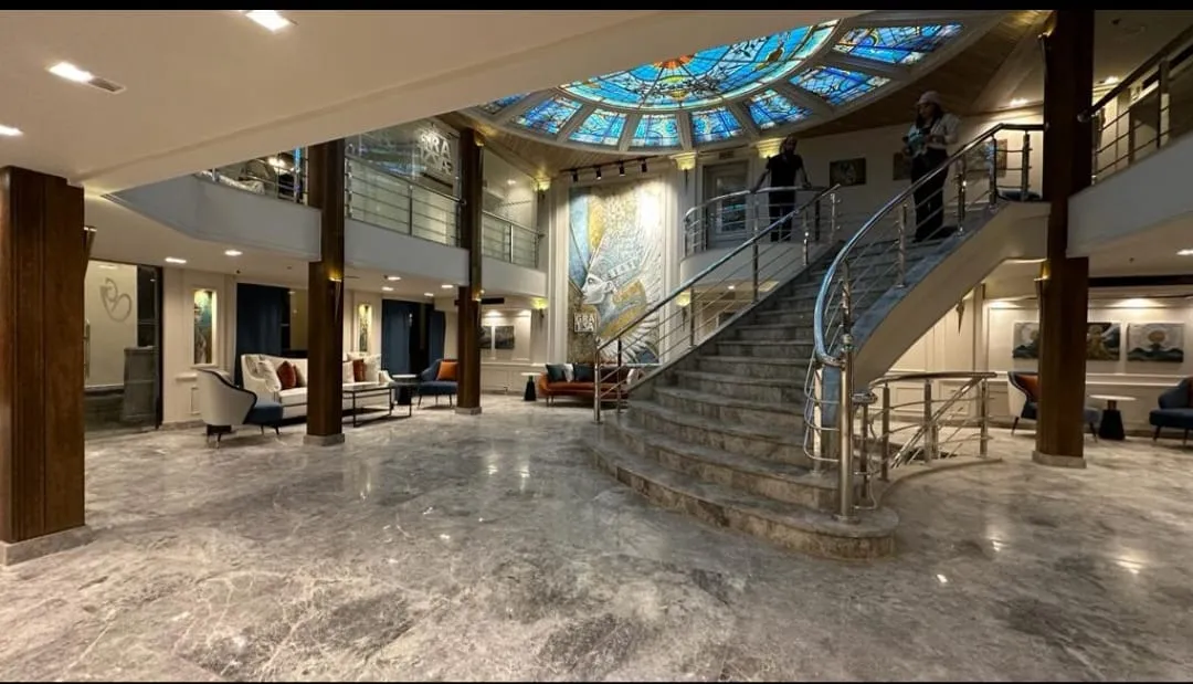 Lobby of the Royal Beau Rivage Nile cruise